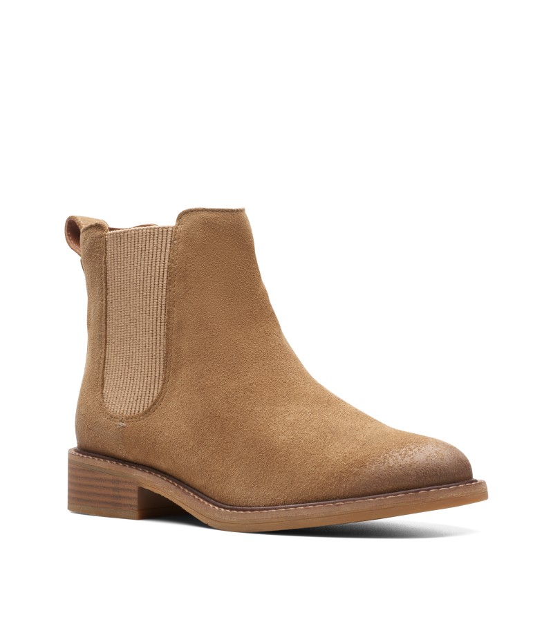 Clarks - Cologne Arlo2 Dark Sand Suede